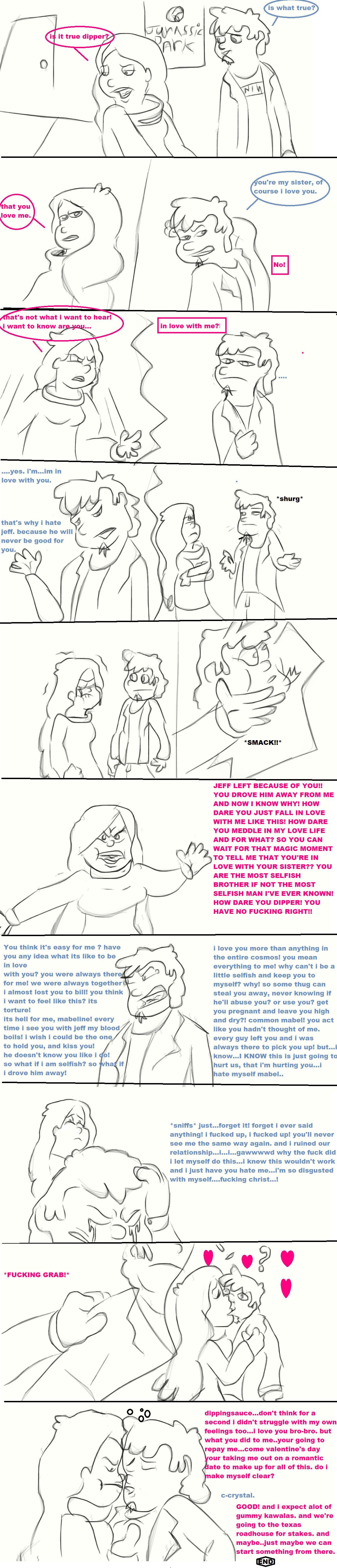 the truth (pinecest comic) by Salvo_90 -- Fur Affinity [dot] net