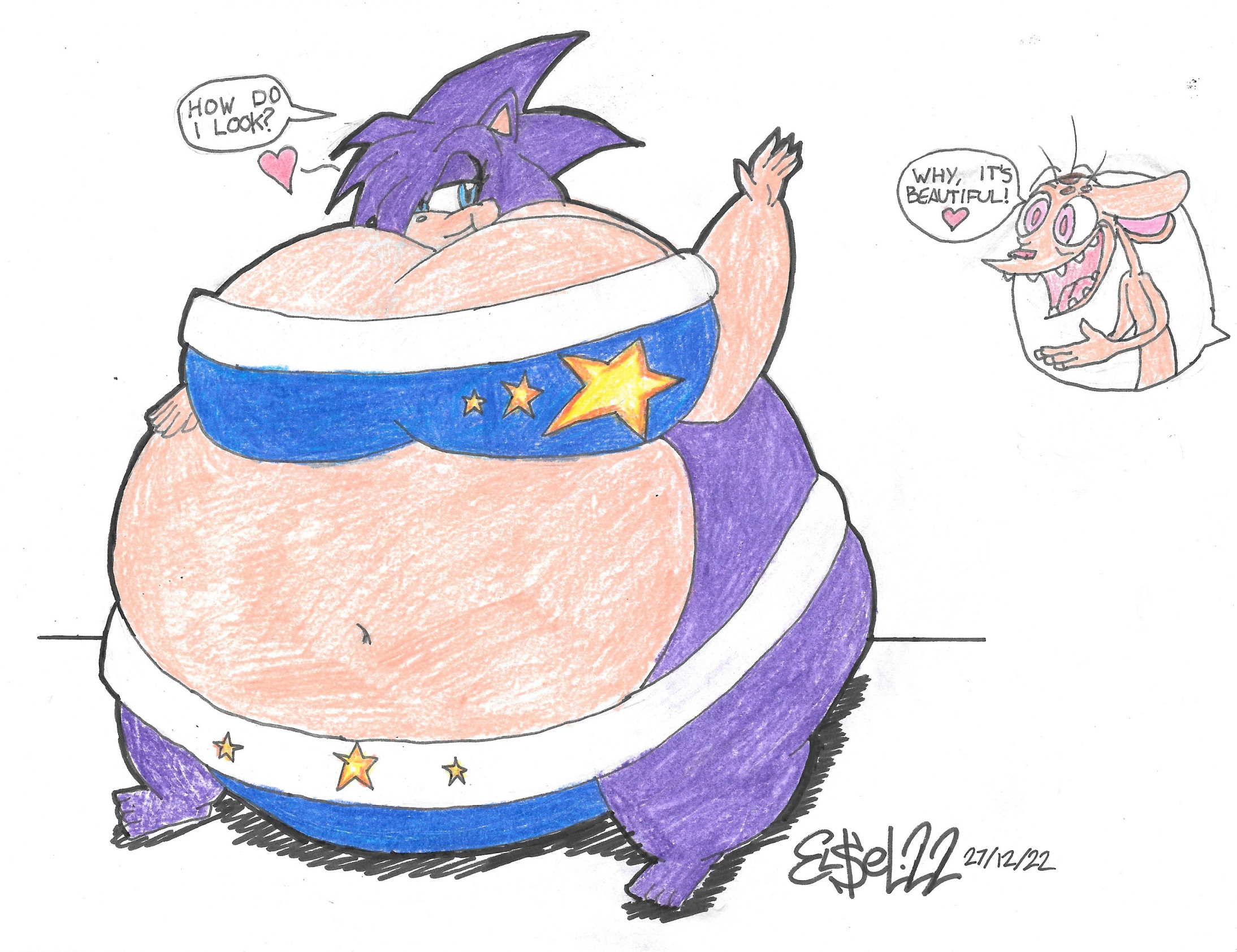 Harley Rose the Sumo-Wrestler by SamAbouelsel -- Fur Affinity [dot] net