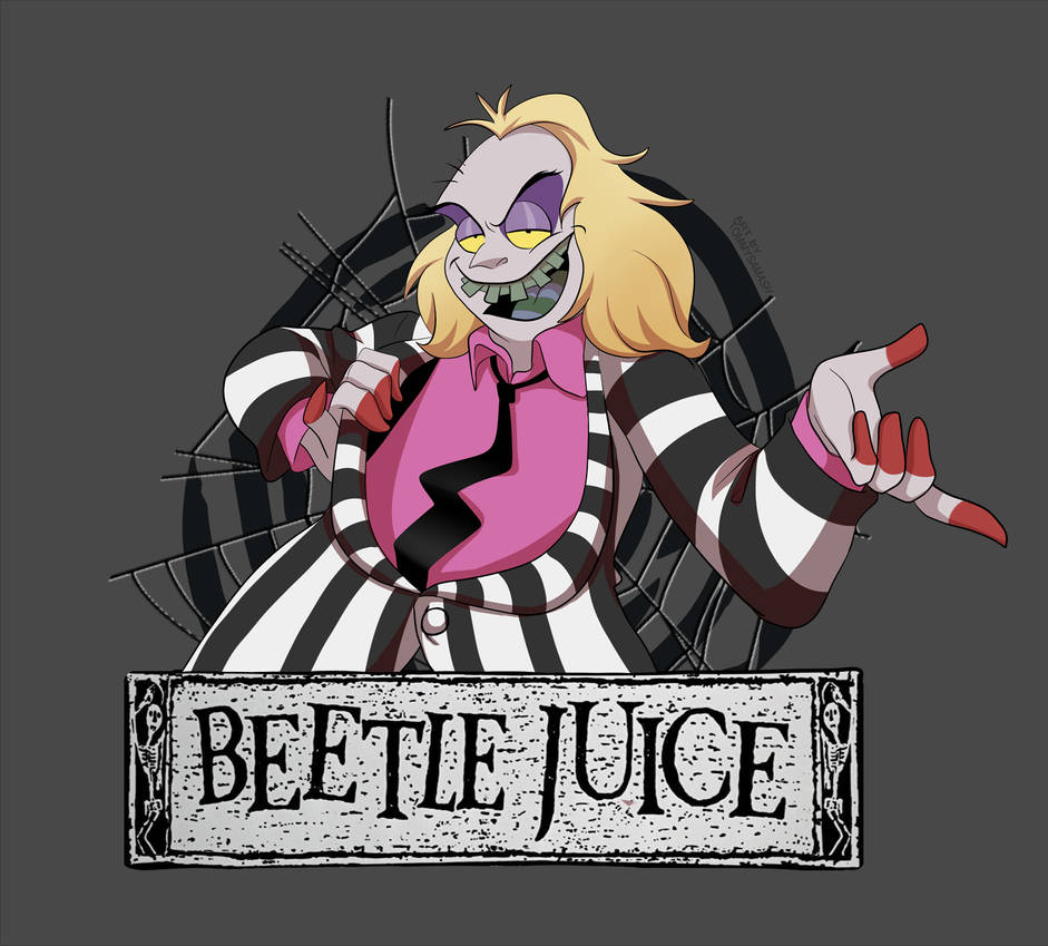 Beetlejuice Original Production Animation Cel and Original Background –  Charles Scott Gallery
