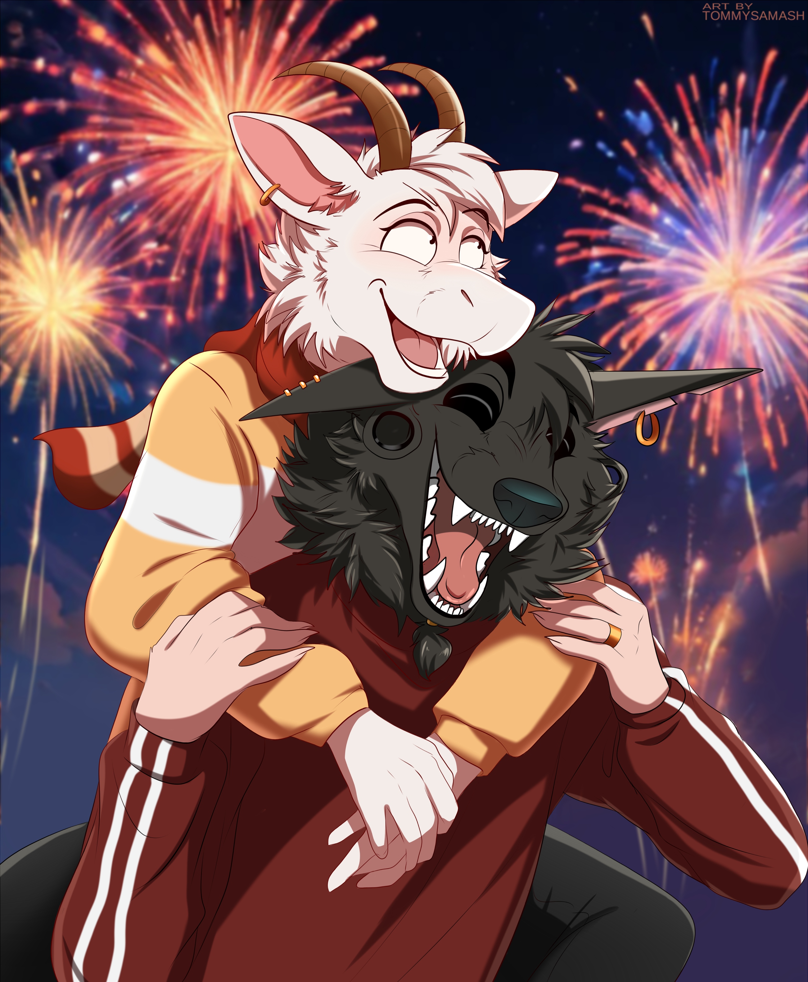 ❆Happy New Year 2024❆ by SamashTommy -- Fur Affinity [dot] net