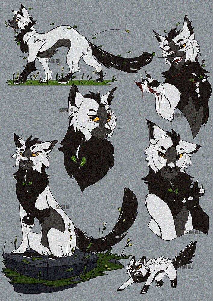 Sketch Page - Half Moon by Samiki -- Fur Affinity [dot] net