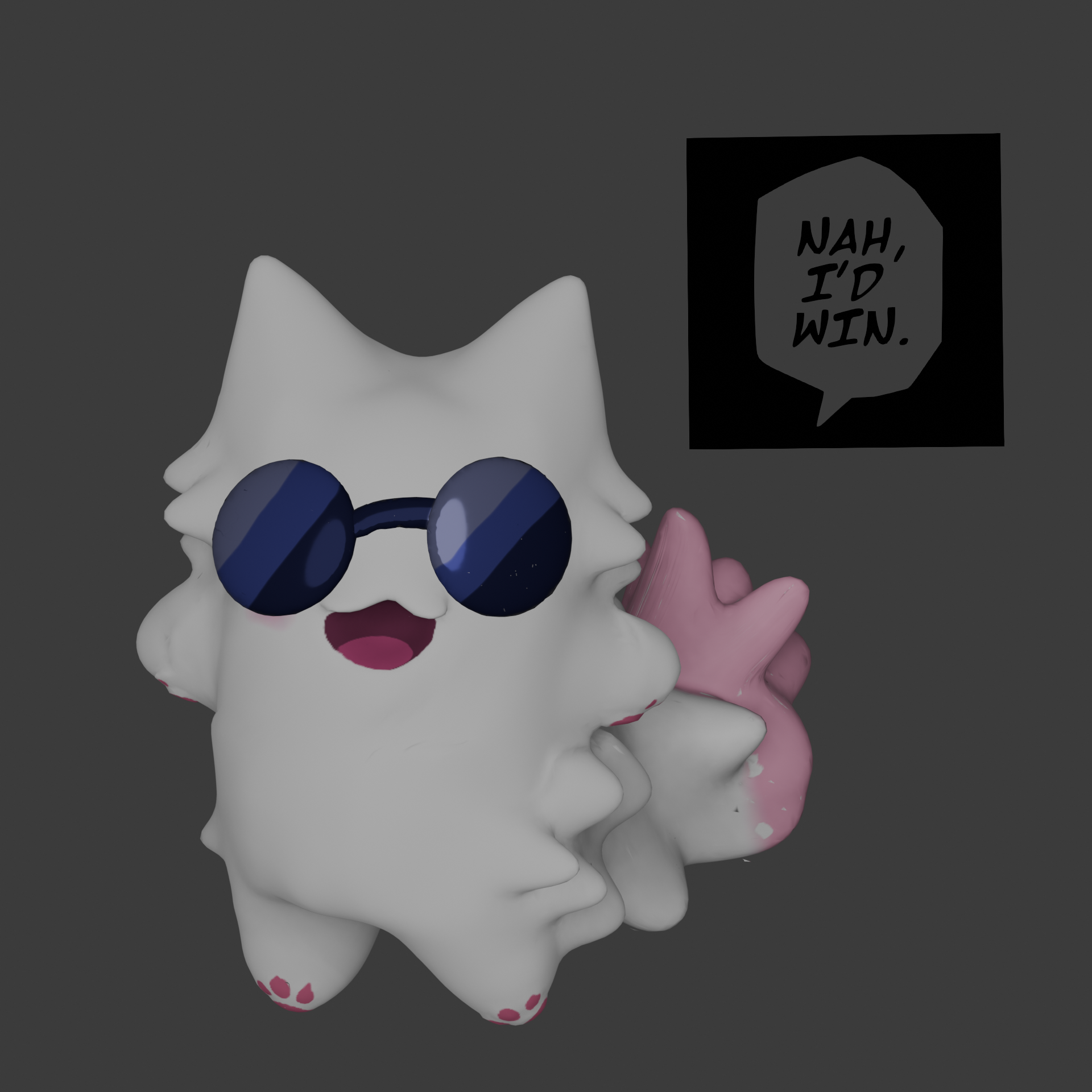 Gojo Cat VRChat Avatar by Samissms -- Fur Affinity [dot] net