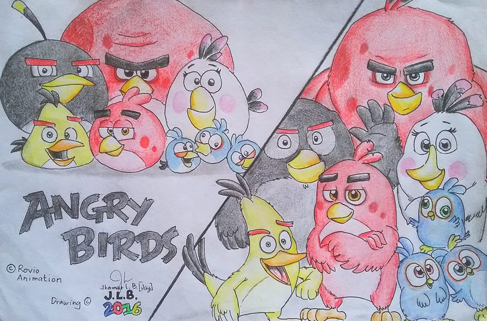 Kids-n-fun.com | Coloring page Angry Birds Movie 2 Angry Birds Bomb