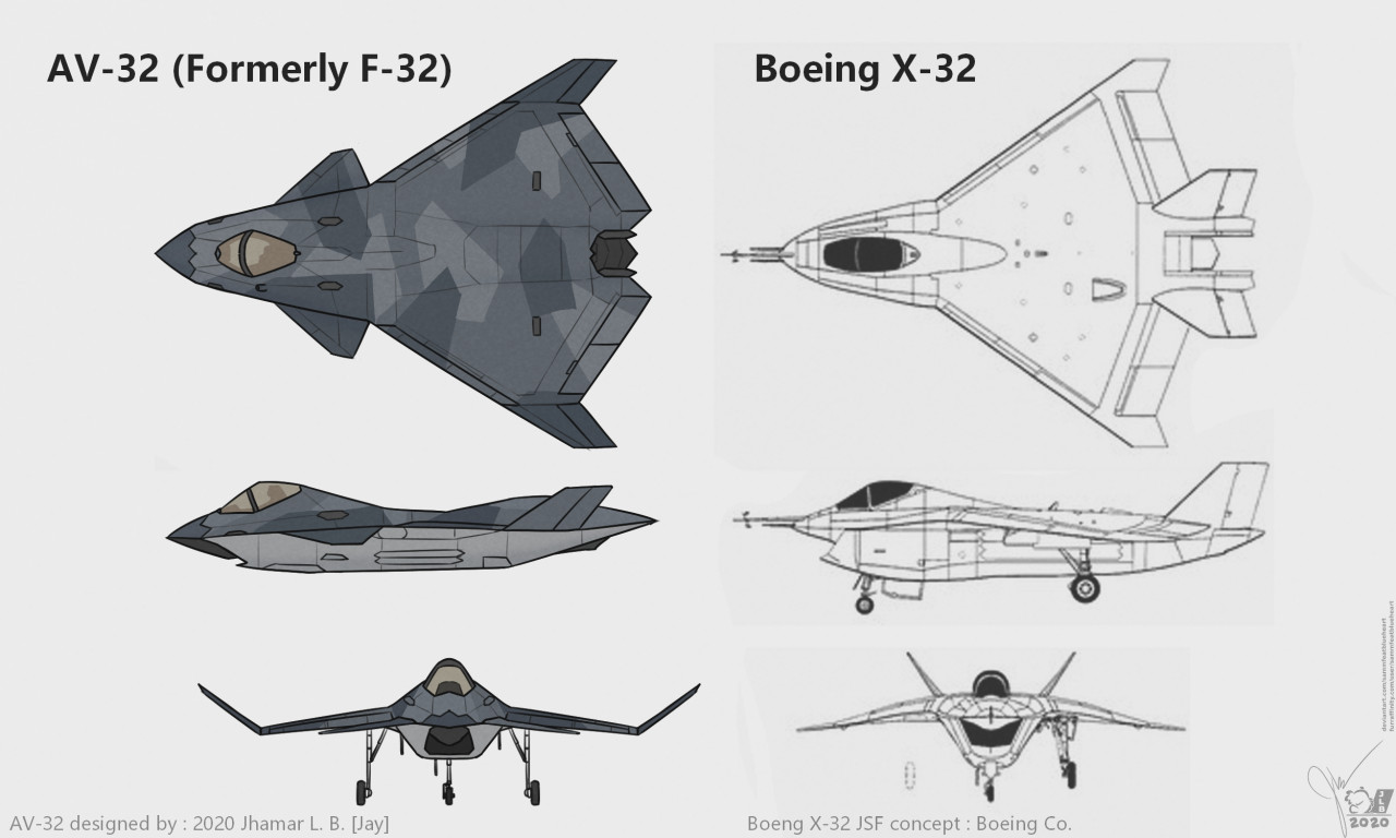 AV-32 vs X-32 by SammfeatBlueheart -- Fur Affinity [dot] net