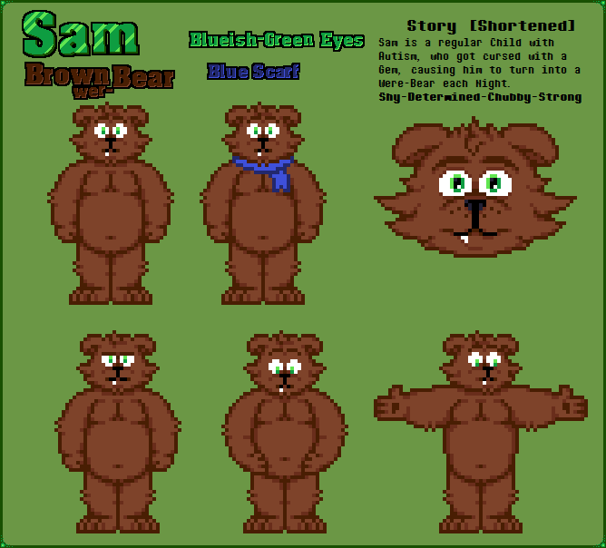 Pixilart - Sam bear alpha by BrahsOuterdust