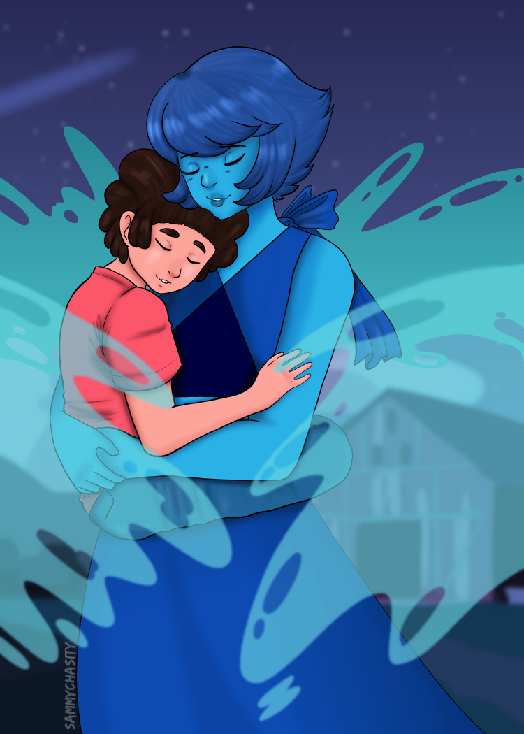 Lapis Lazuli and Steven by sammychasity -- Fur Affinity [dot] net