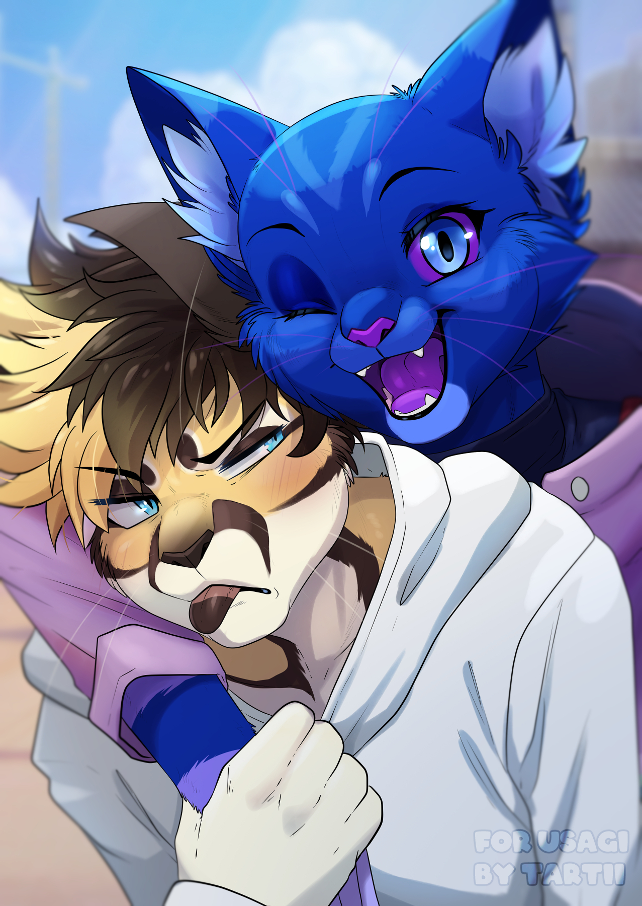 Big Grump Selfie! A Commission by Tartii featuring Vii