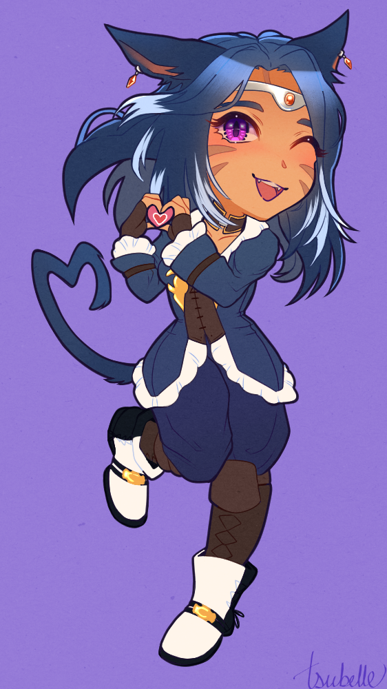 A Chibi Layla to Bring you Cheer! Commission by Tsubelle