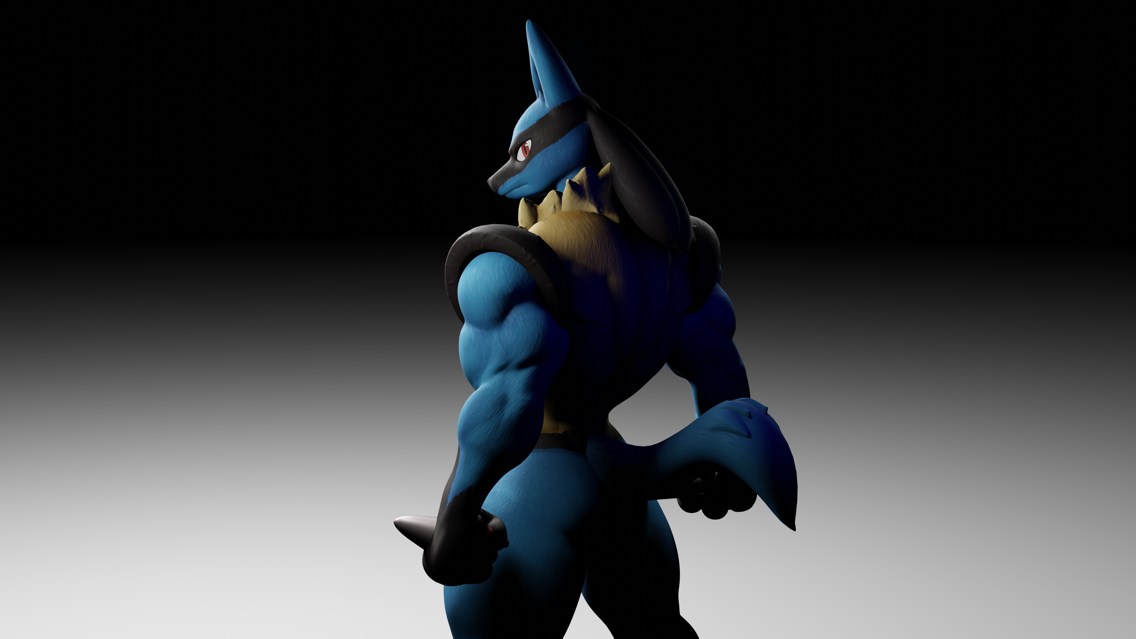 Echoverse (Bonsly's Version) on Instagram: Lucario (Rogivian Form