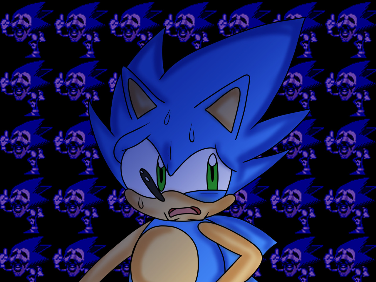 Dark Sonic Fan Art