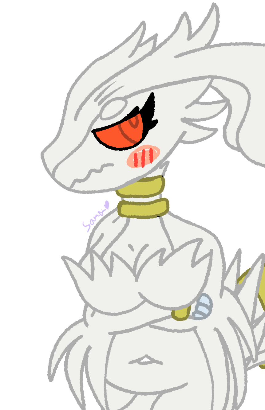 Shiny Reshiram by Littleboehn -- Fur Affinity [dot] net