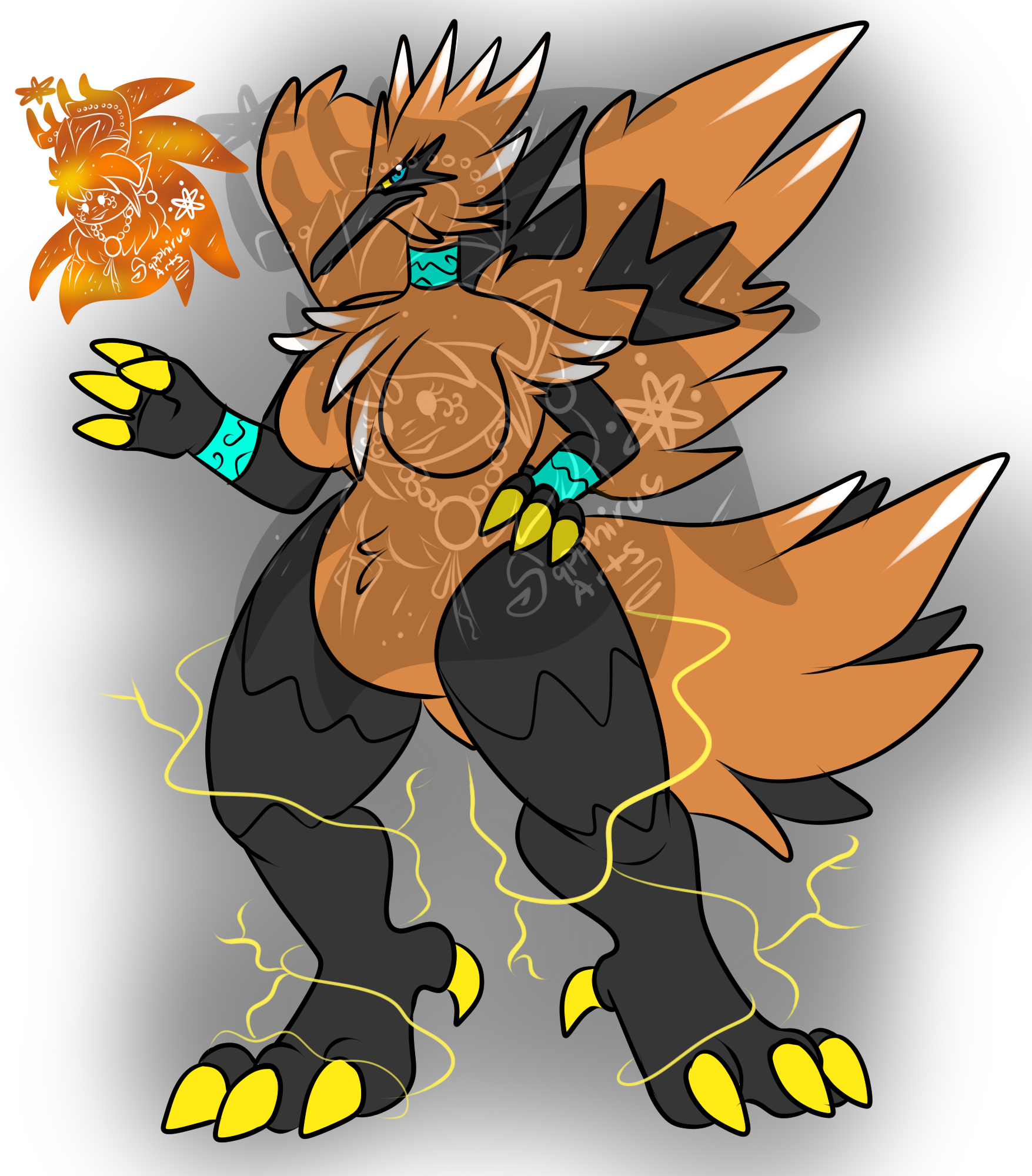 Galarian Zapdos by SiplickIshida -- Fur Affinity [dot] net