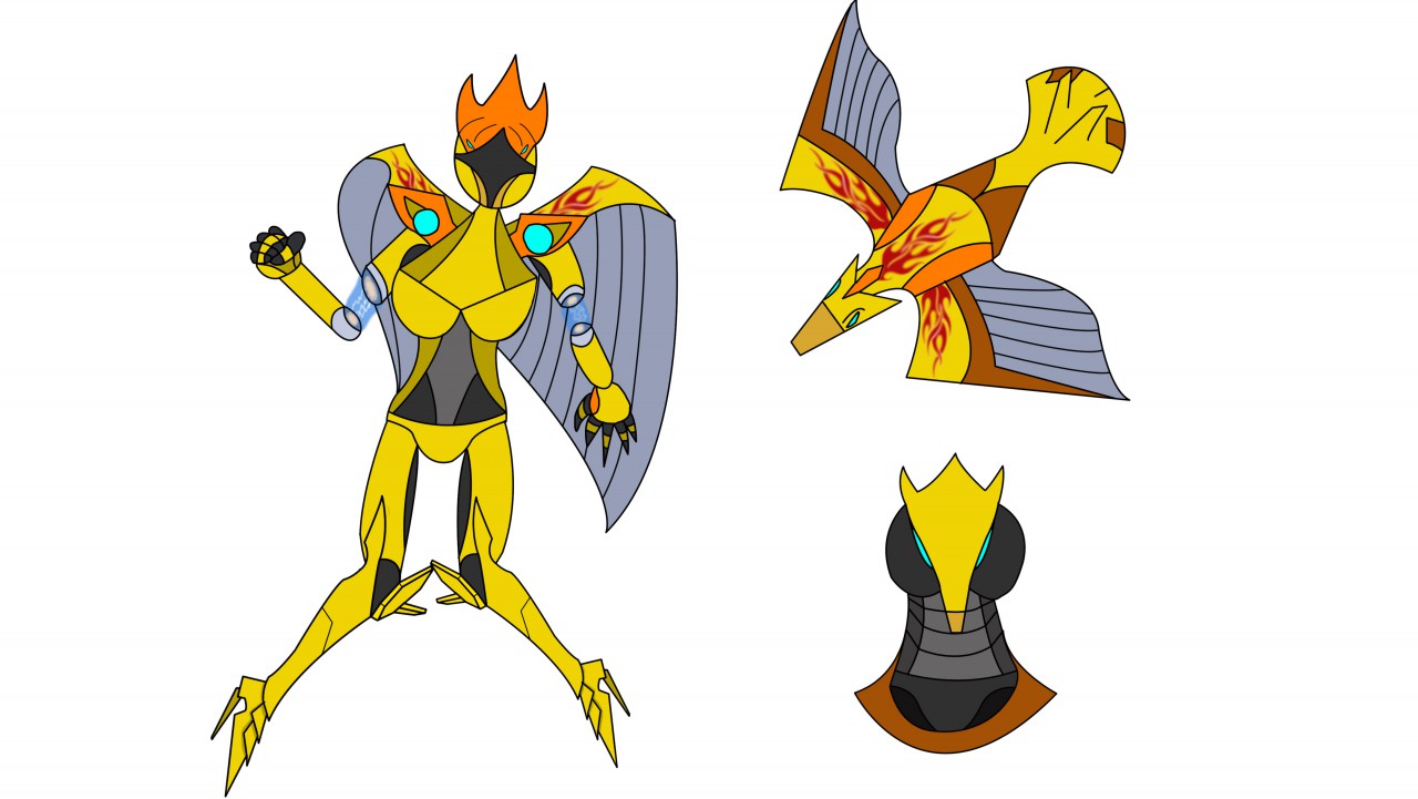 yellow eagle zord