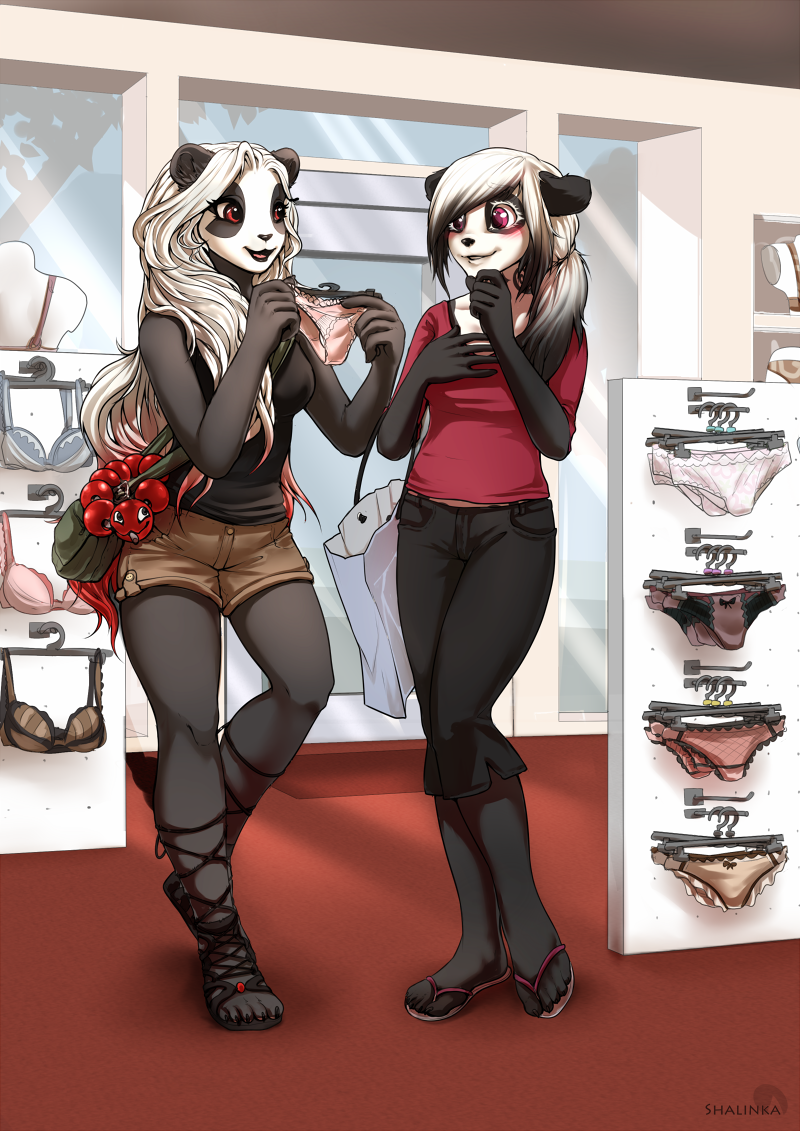 Panda Panties by sathirran Fur Affinity dot net