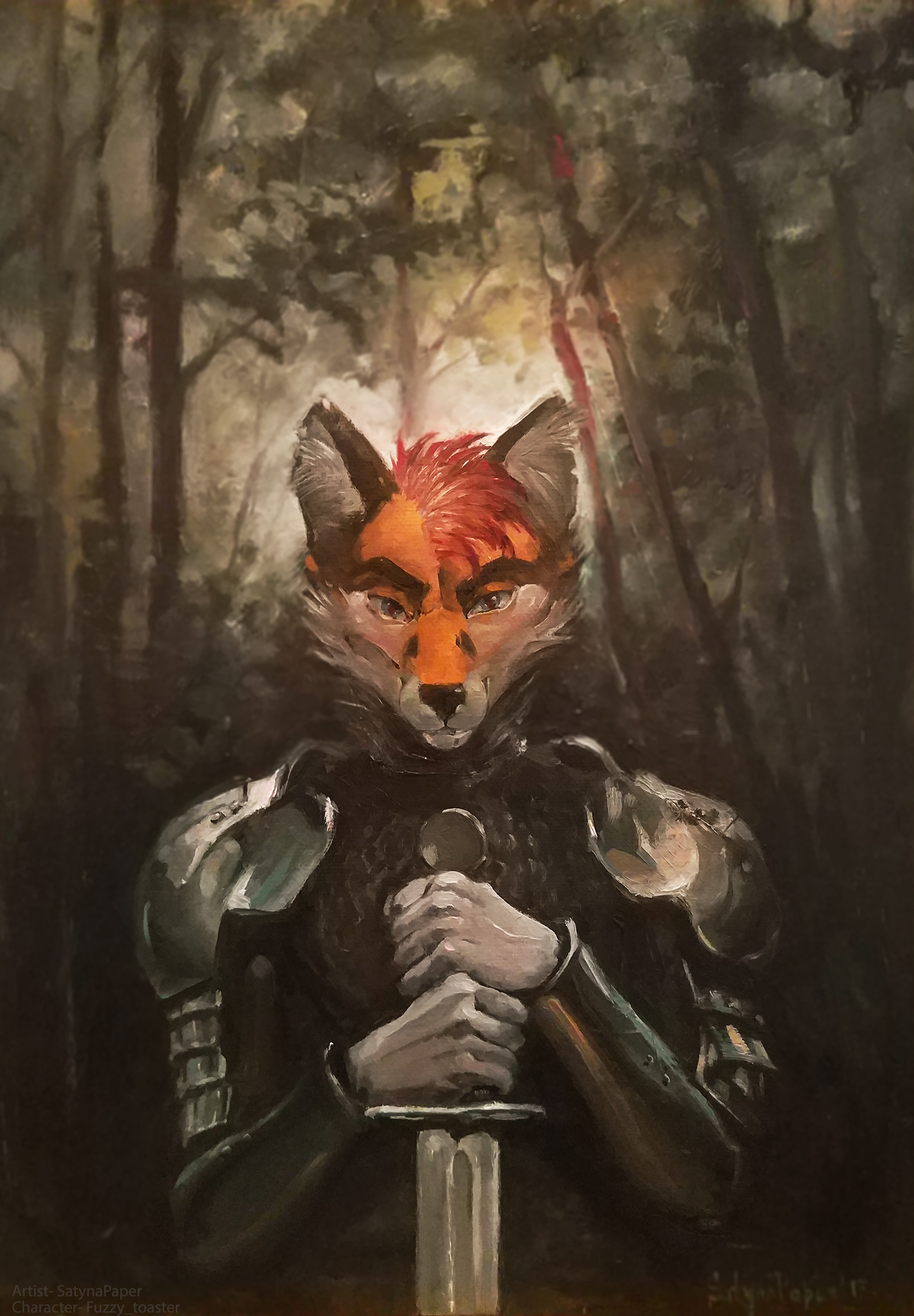Furry fox art
