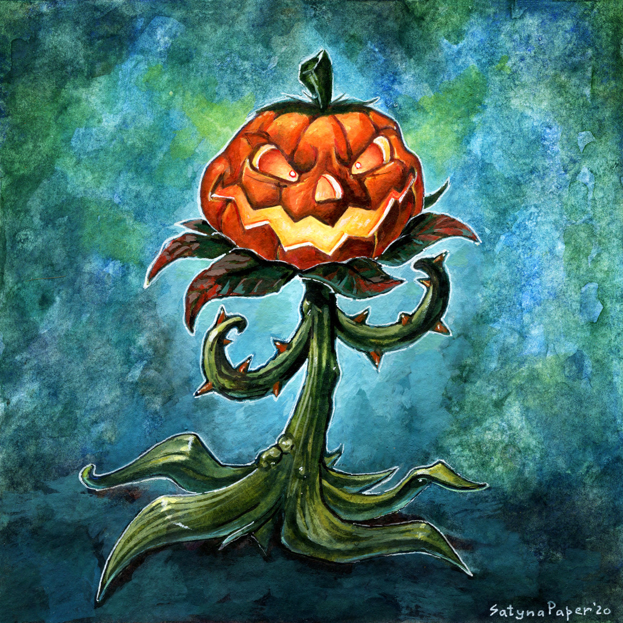 Sinister Squashling (warcraft pet) by SatynaPaper -- Fur Affinity [dot] net