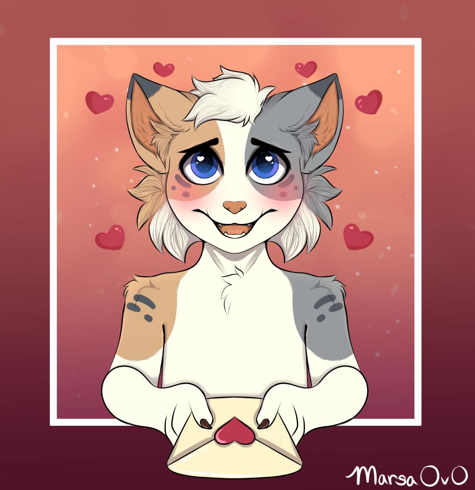 Valentines card YCH by SaucyDiablo -- Fur Affinity [dot] net