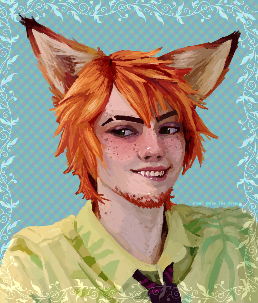 Human Nick Wilde by Sav_Does_The_Draw -- Fur Affinity [dot] net