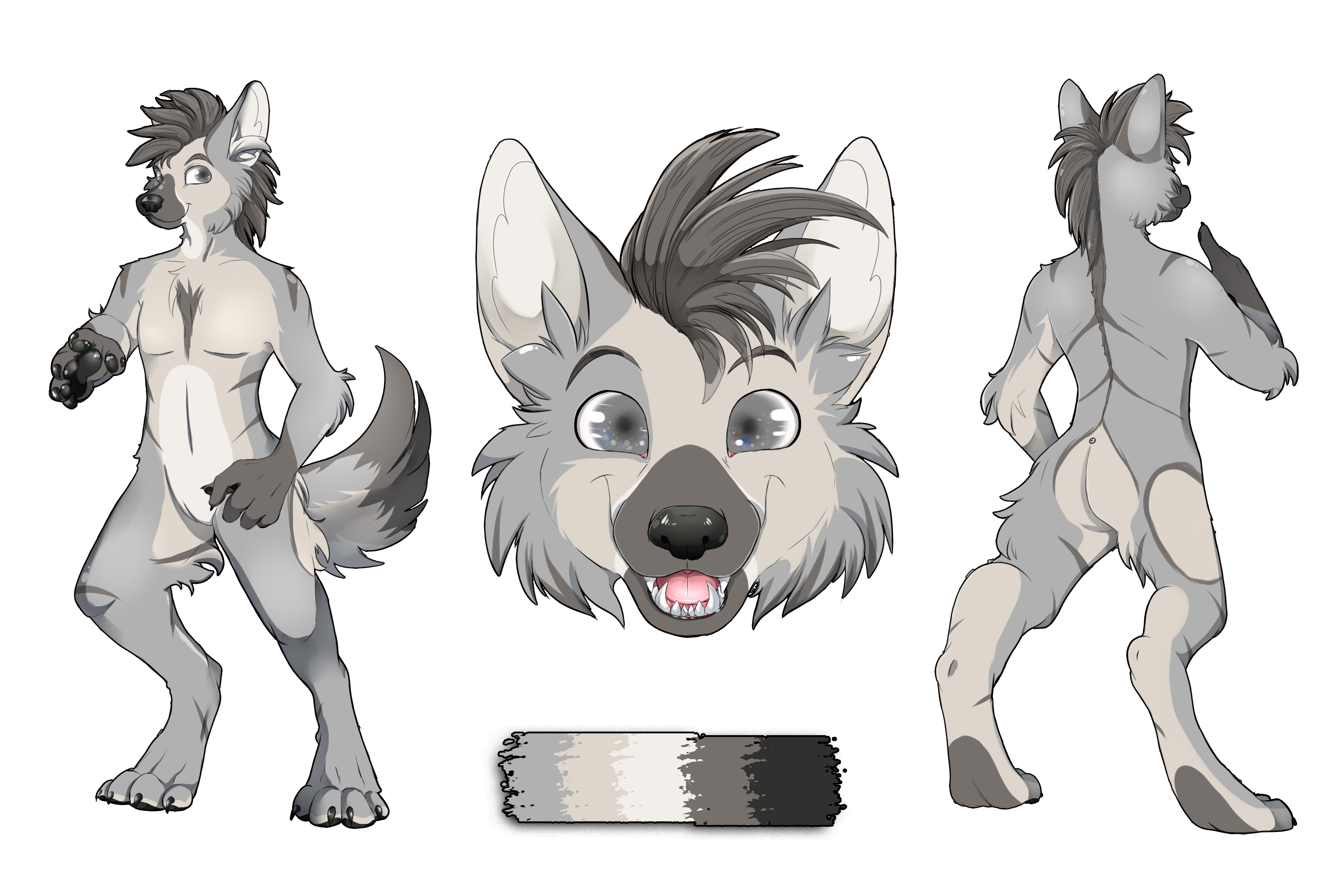 Comet the Aardwolf reference sheet V2 by ScatterStar -- Fur Affinity [dot]  net