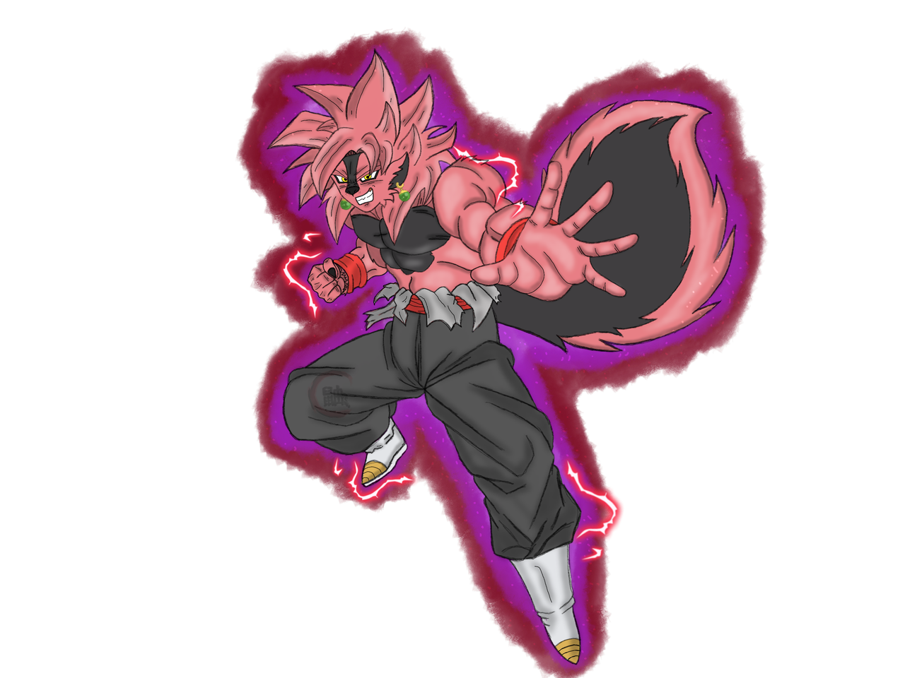 Rose Nightmare Goku Black super Saiyan Rosé/dragonball 