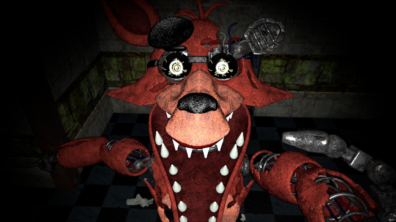 DrBloxy on Game Jolt:  withered foxy failed to  jumpscare :D