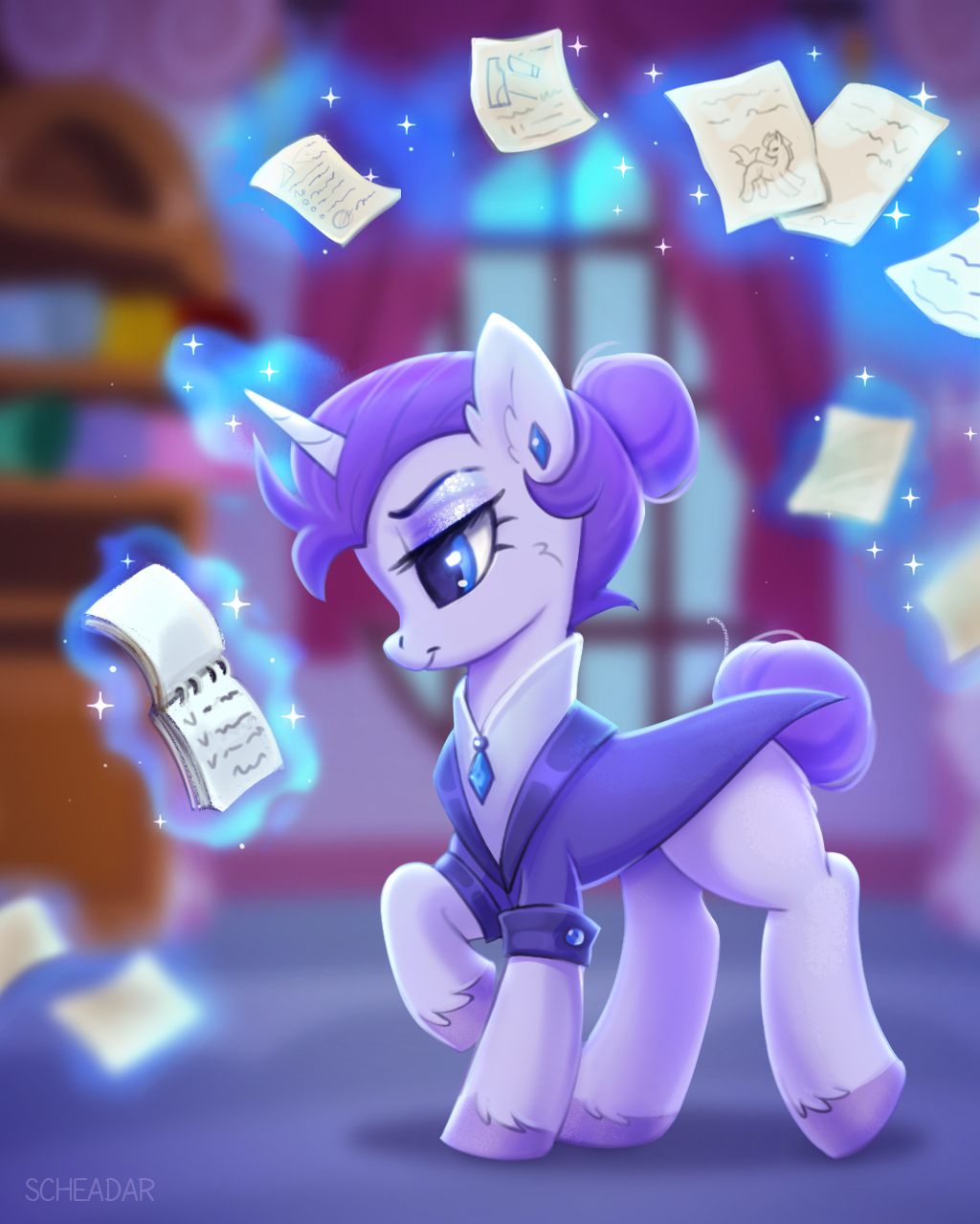 Ms Rarity by Scheadar -- Fur Affinity [dot] net