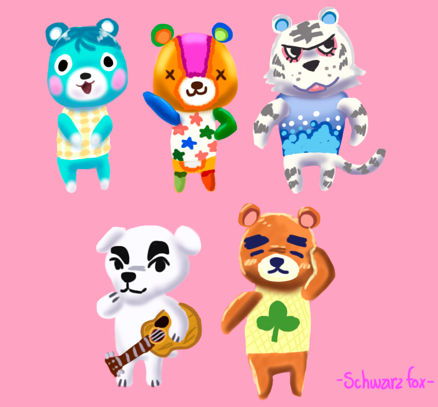 animal crossing characters by schwarzfox -- Fur Affinity [dot] net