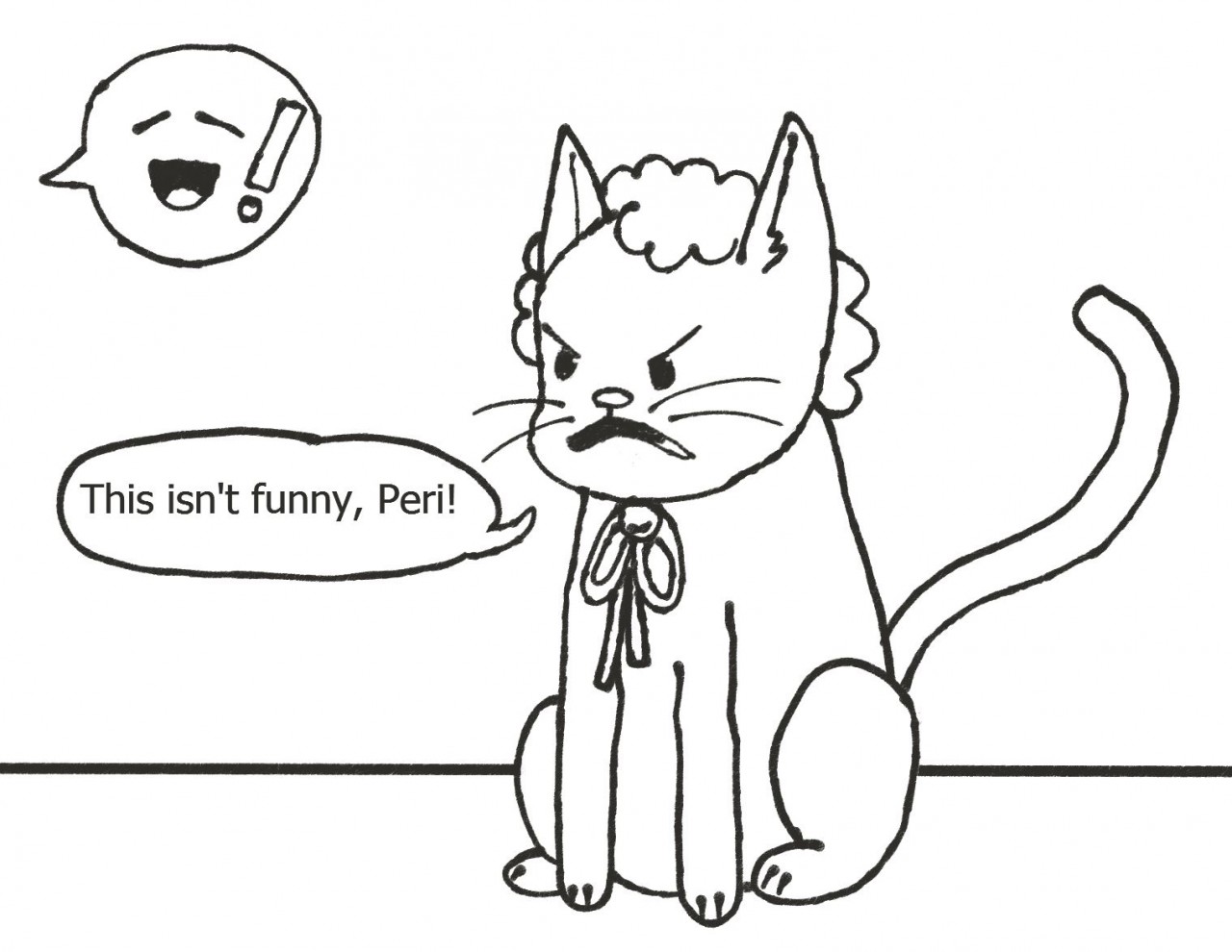 The sixth Doctor. He's a cat.