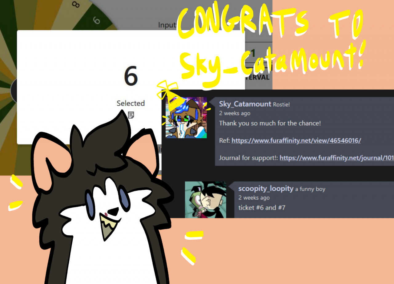 YAY! raffle winner! by scoopity_loopity -- Fur Affinity [dot] net