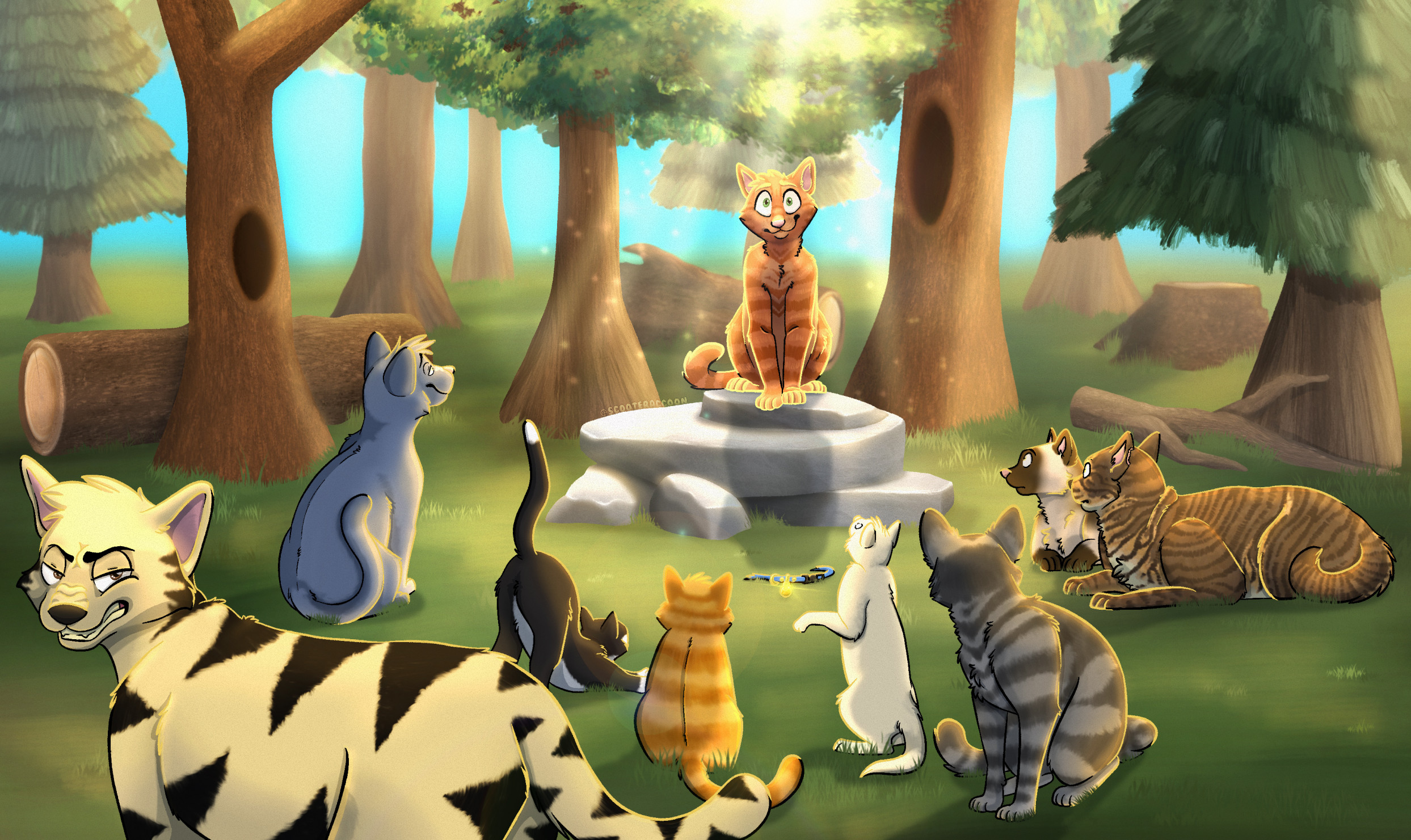 Warrior Cats Fanart by scooteraccoon -- Fur Affinity [dot] net