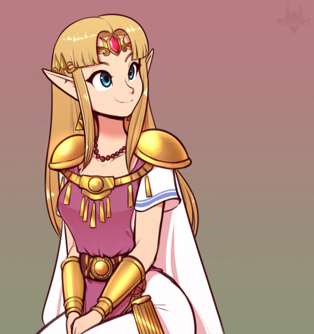 Sketch - Zelda (Smash Ultimate). 