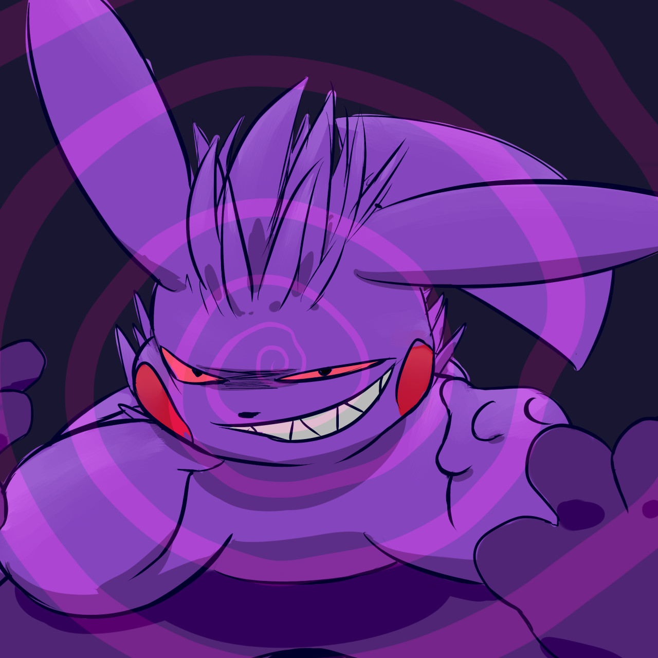 Gengar by Pokoooo on Newgrounds