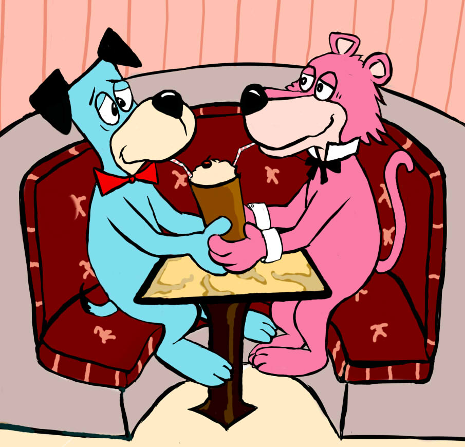 Huckleberry Hound And Snagglepuss On A Date By Scurrow Fur Affinity Dot Net