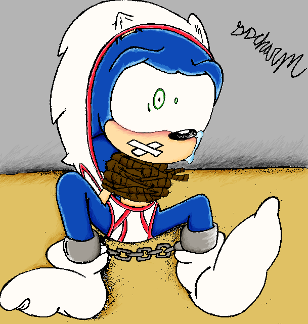 Sonic's Gagged Atomic Wedgie by SDCharm -- Fur Affinity [dot] net