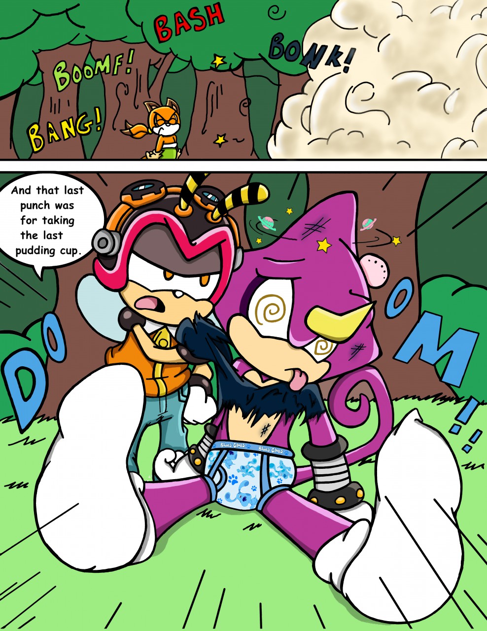 Sonic Survivor Island - Page 54: Early Morning Taunting by SDCharm -- Fur  Affinity [dot] net