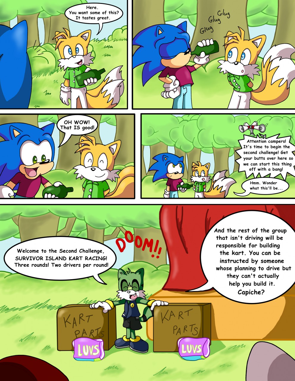 Sonic Survivor Island - Pg. 32: Racing Challenge by SDCharm -- Fur Affinity  [dot] net