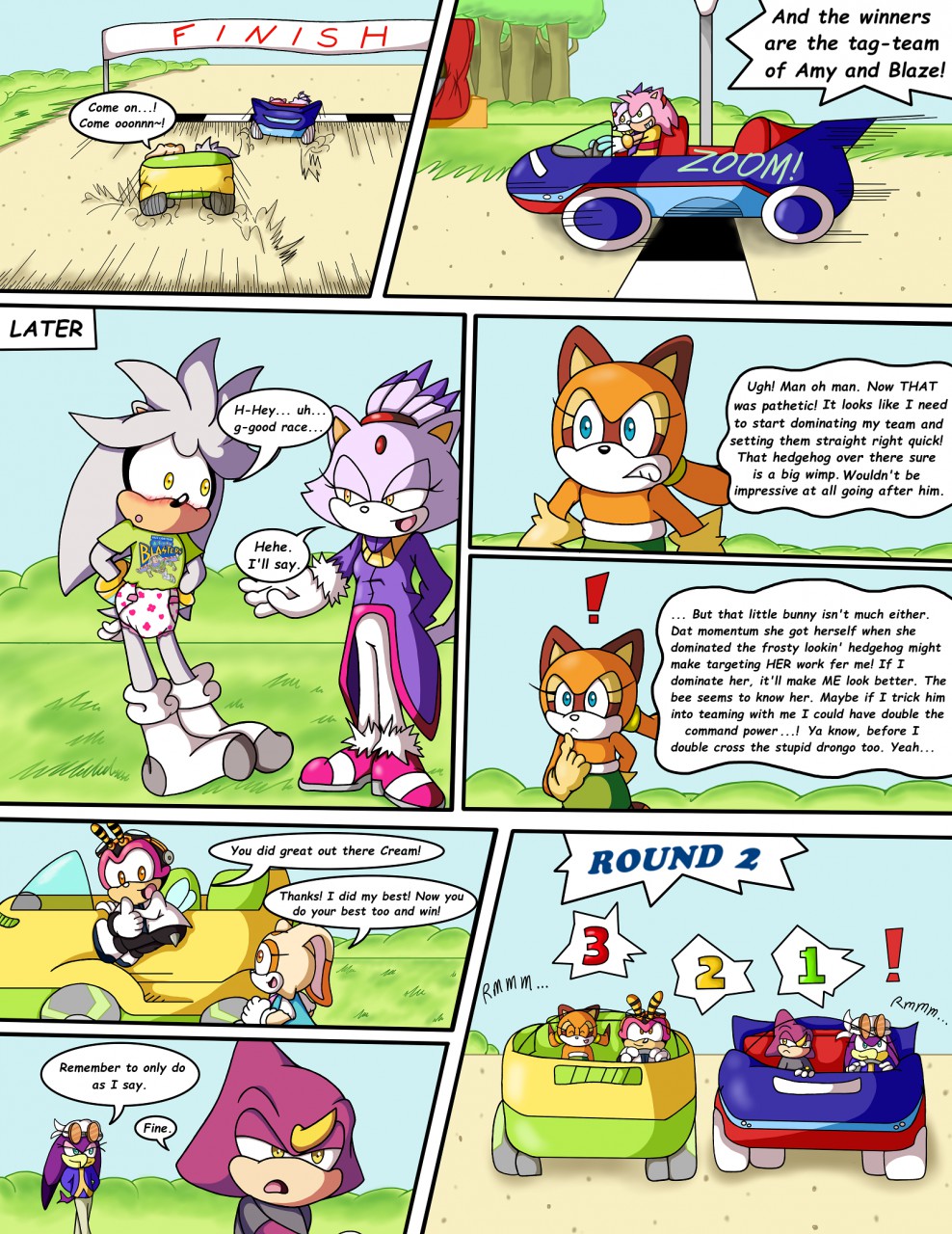 Sonic Survivor Island - Page 54: Early Morning Taunting by SDCharm -- Fur  Affinity [dot] net