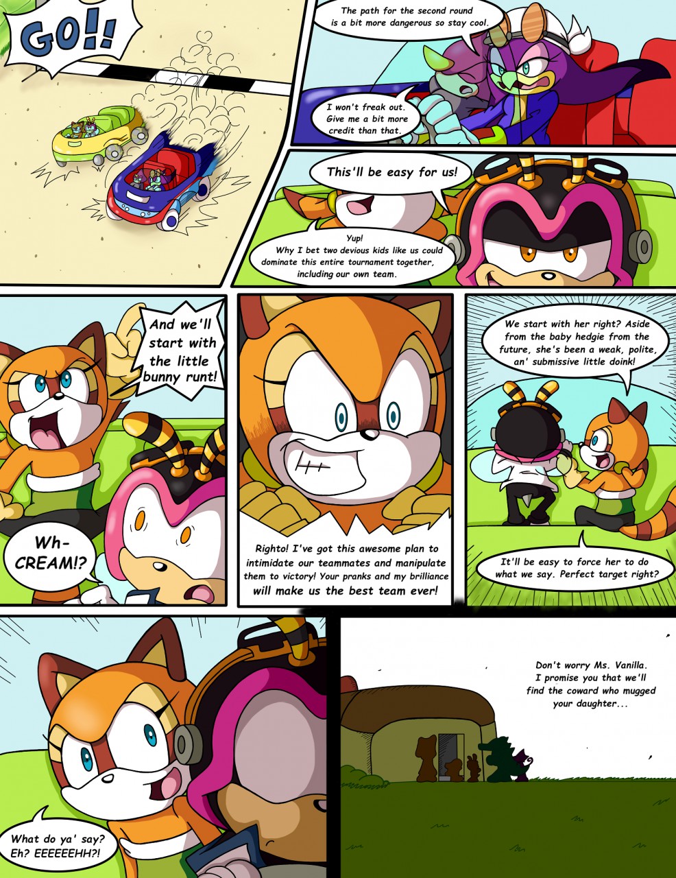 Sonic Survivor Island - Page 54: Early Morning Taunting by SDCharm -- Fur  Affinity [dot] net