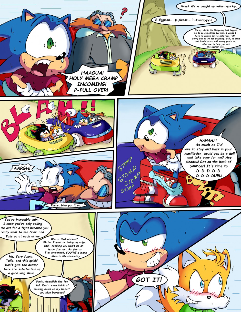 ruining Sonic day 4: giving him an X mark on his stomach : r/MoonPissing