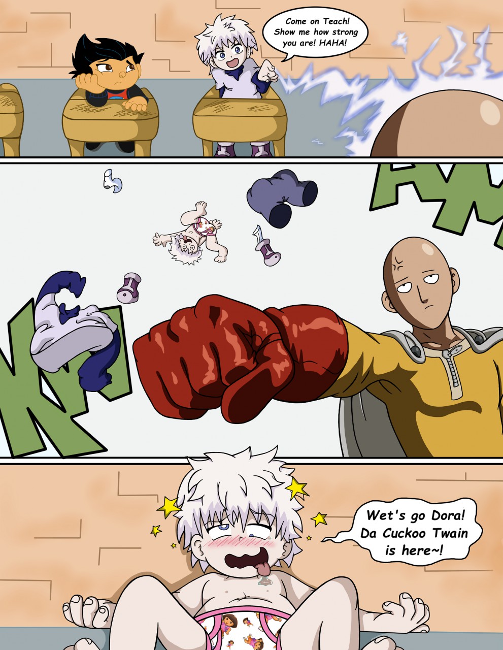 Anime-Toon Institute - Part 3: One Punch! by SDCharm -- Fur Affinity [dot]  net