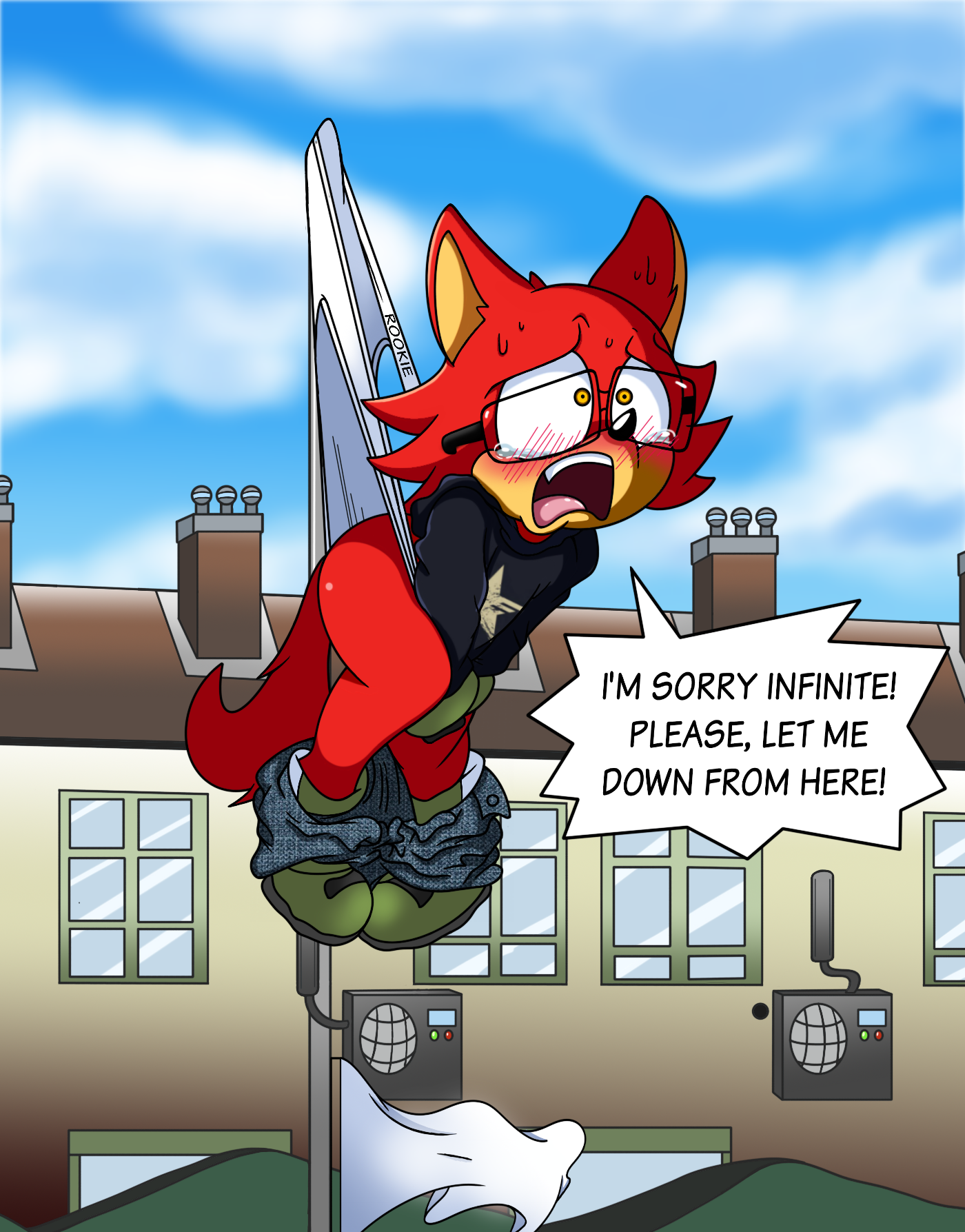 Sonic's Gagged Atomic Wedgie by SDCharm -- Fur Affinity [dot] net