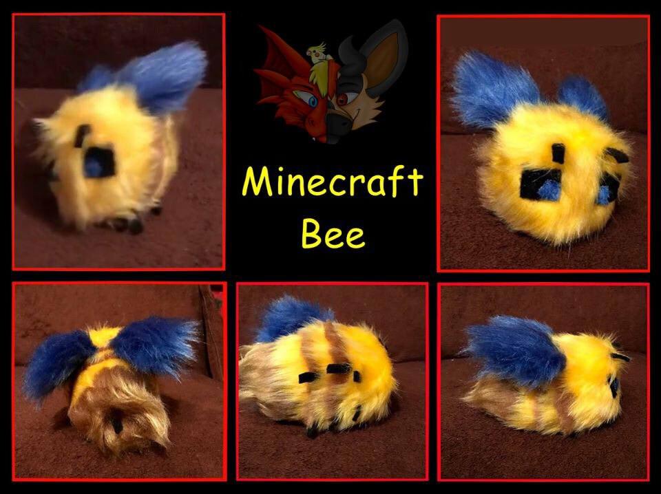 Plush Commission Minecraft Bee By Secondskinmaker Fur Affinity Dot Net