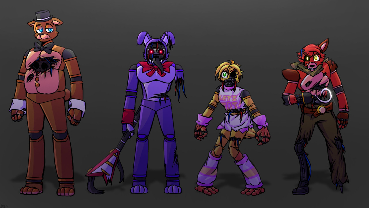 ArtStation - Five Nights at Freddy's 2 Redesign - Withered