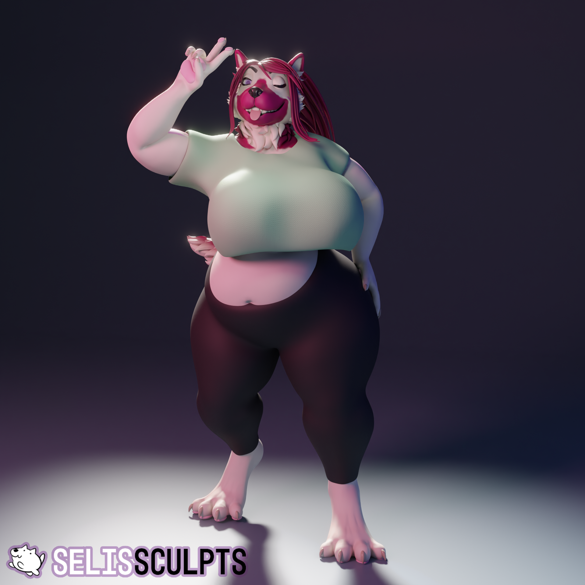 Com] VR Chat Avatar for BigBeautifulSamantha by SelisSculpts -- Fur  Affinity [dot] net