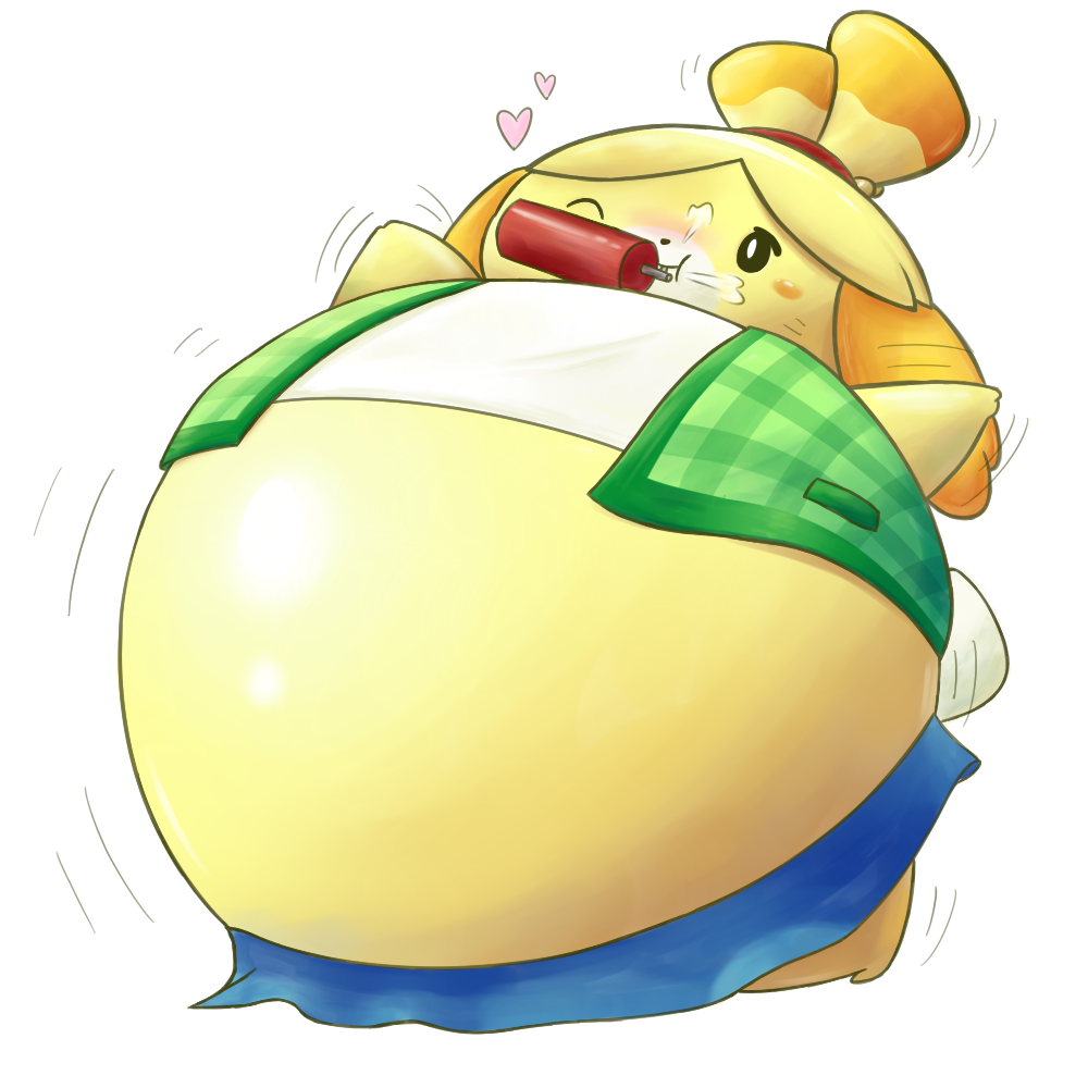 Inflated Isabelle by selphy6 -- Fur Affinity [dot] net