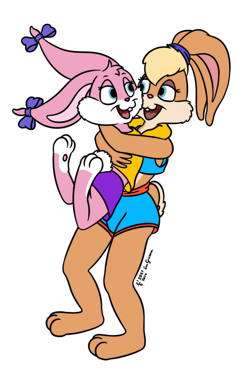 Bunny hugs with Lola and Babs by Sen-en -- Fur Affinity [dot] net