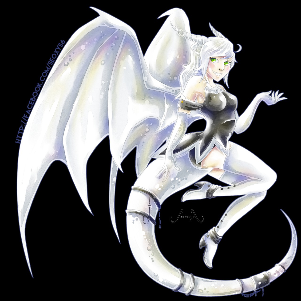 human-dragoness