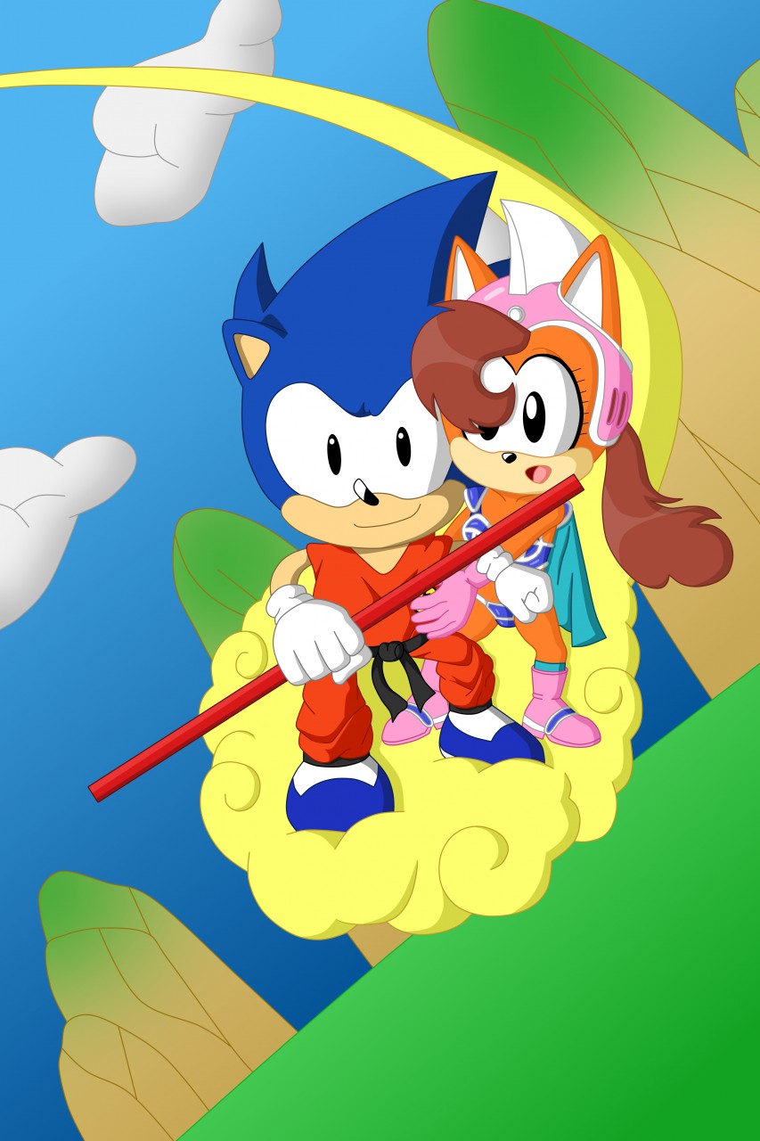 Sonic Boom Big Girl AU - SonAmy by TMNTSam on Newgrounds