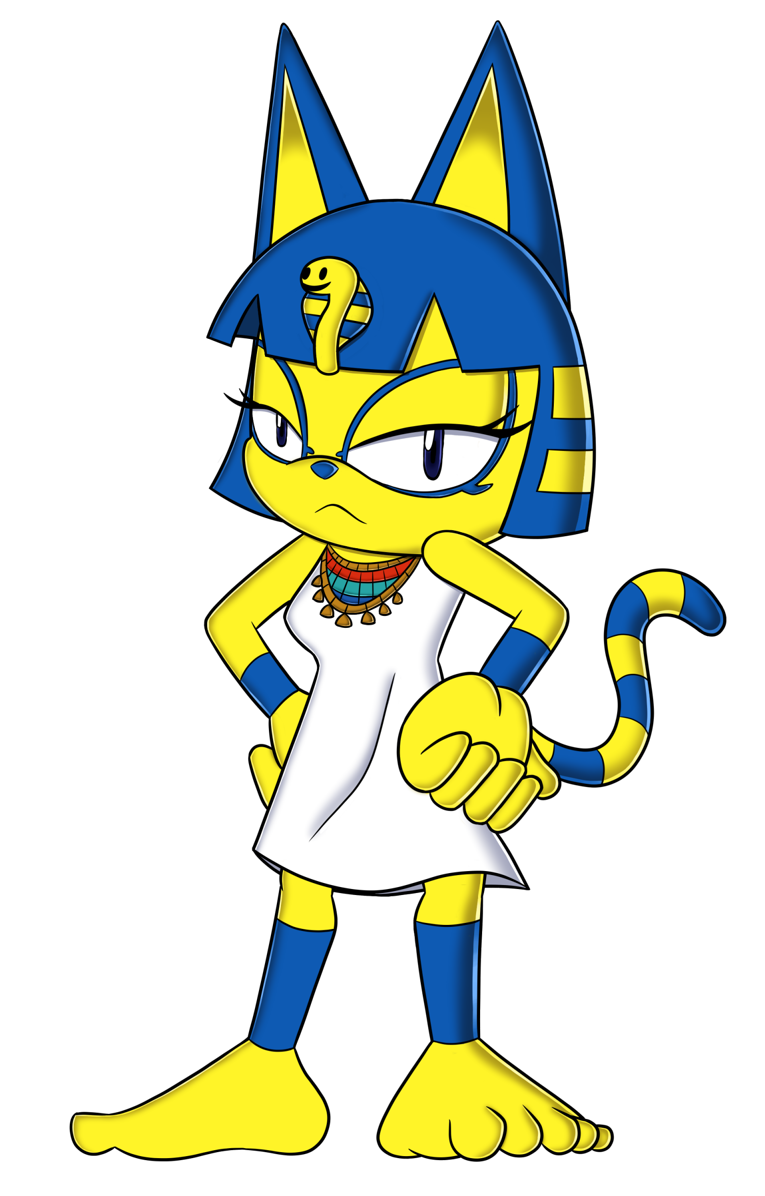 Ankha (Animal Crossing) as a Sonic character by sergeant16bit -- Fur  Affinity [dot] net