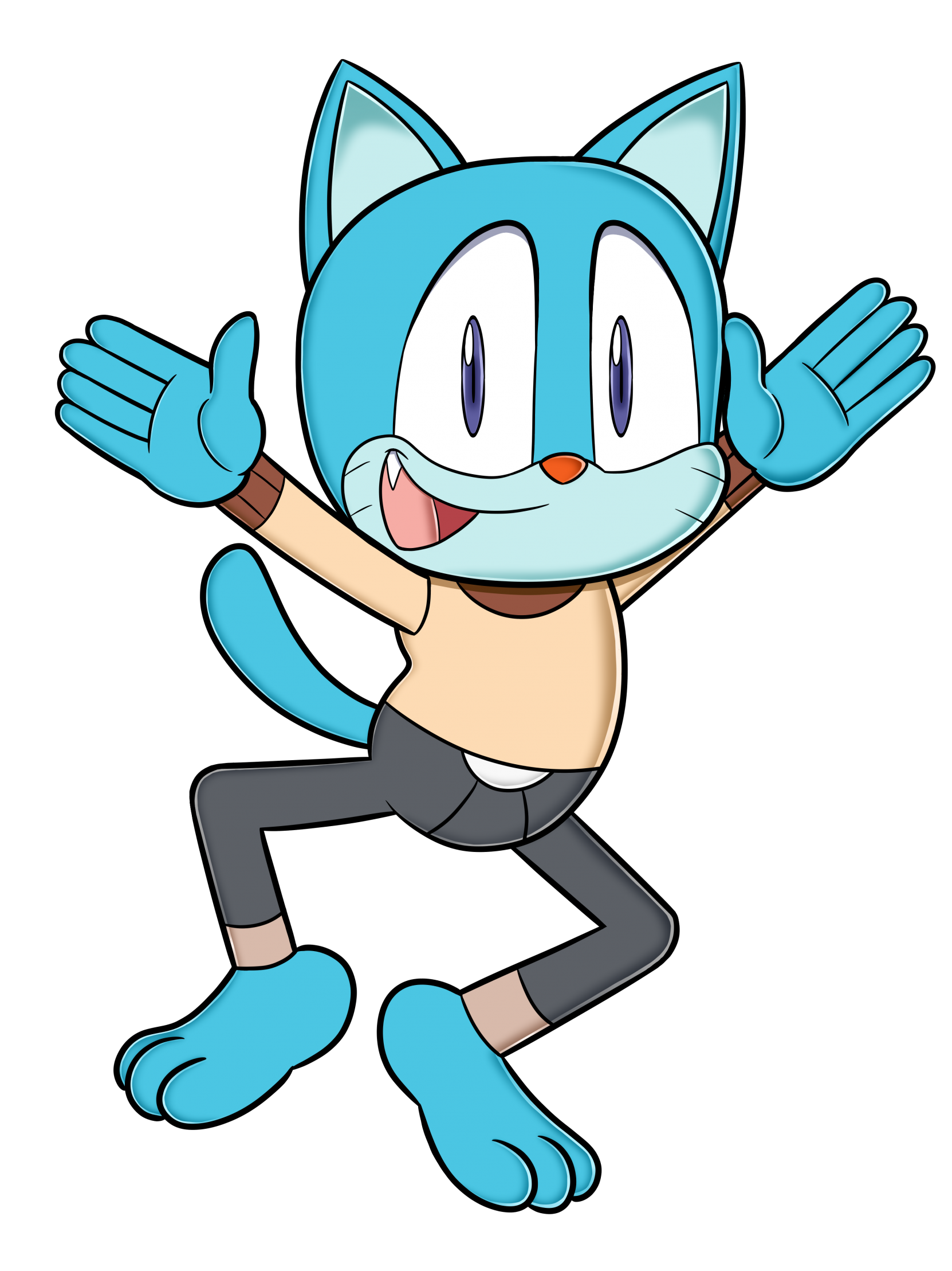 Gumball Watterson as a Sonic Character by sergeant16bit -- Fur Affinity  [dot] net